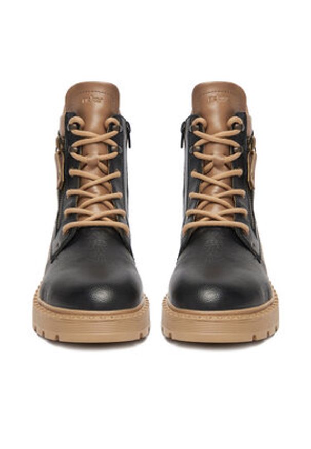 Rieker Trzewiki CEO-70406-00 Czarny. Kolor: czarny. Materiał: skóra