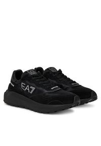 EA7 Emporio Armani Sneakersy X8X186 XK401 D190 Czarny. Kolor: czarny. Materiał: materiał