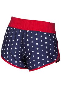 Spodenki kobiece Arena Dots Short. Kolor: niebieski. Materiał: poliamid, materiał