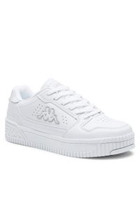 Sneakersy Kappa 243235 White 1010. Kolor: biały. Materiał: skóra #1