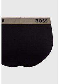 BOSS slipy 3-pack męskie kolor czarny. Kolor: czarny #3