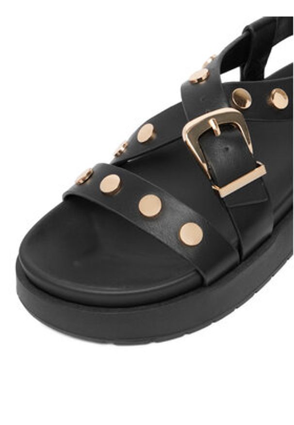 DeeZee Sandały CEO-HY69916-11 Czarny. Kolor: czarny. Materiał: skóra