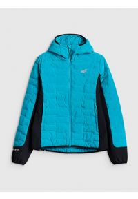 4f - 4F Kurtka trekkingowa z wypełnieniem Primaloft Silver damska - turkusowa M. Kolor: turkusowy. Materiał: tkanina, materiał. Technologia: Primaloft. Sezon: lato #1