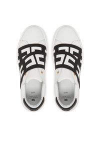 Elisabetta Franchi Sneakersy F4-A9E-0230 Biały. Kolor: biały. Materiał: skóra #7