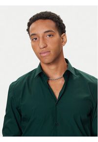 Hugo - HUGO Koszula Kenno 50289499 Zielony Slim Fit. Kolor: zielony. Materiał: bawełna #4