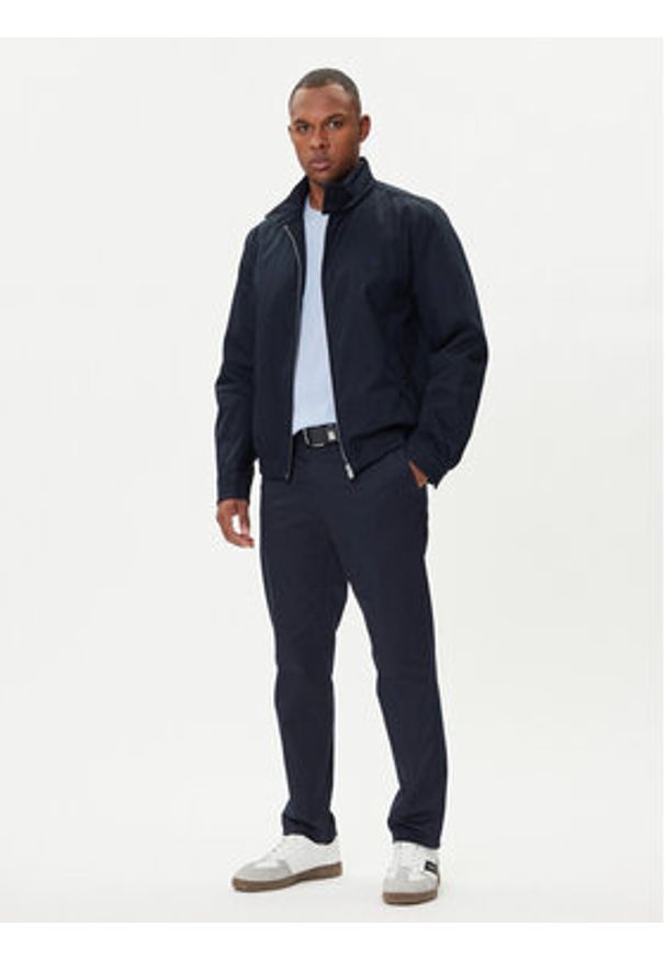 BOSS Kurtka przejściowa H Coiner 50543184 Granatowy Regular Fit. Kolor: niebieski. Materiał: bawełna