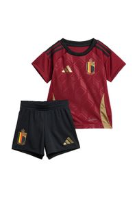 Adidas - Zestaw Belgium 24 Home Baby. Kolor: brązowy, wielokolorowy, czarny, czerwony. Materiał: materiał