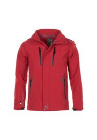 PEAK MOUNTAIN - Dziecięca kurtka softshellowa Peak Mountain Ecilo. Kolor: czerwony. Sezon: zima. Sport: narciarstwo #1