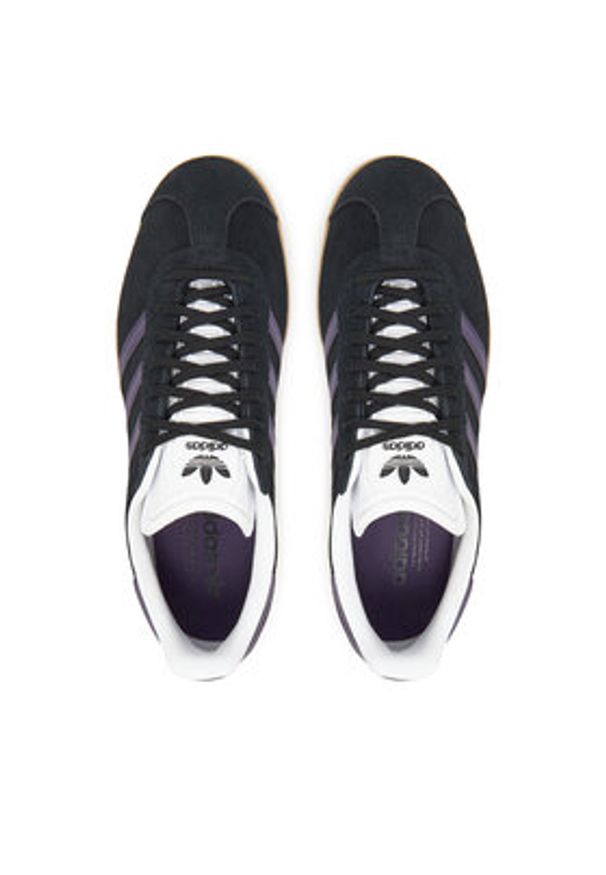 Adidas - adidas Sneakersy Gazelle JS1381 Czarny. Kolor: czarny. Materiał: skóra. Model: Adidas Gazelle