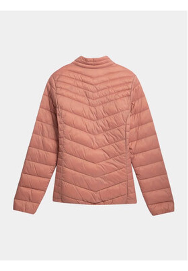 4f - 4F Kurtka przejściowa 4FAW23TDJAF224 Koralowy Slim Fit. Kolor: pomarańczowy. Materiał: syntetyk