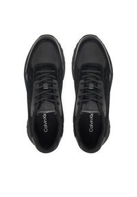 Calvin Klein Jeans Sneakersy Hike Runner Hf Lth Mix YM0YM01289 Czarny. Kolor: czarny. Materiał: skóra #6