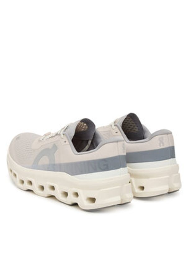 On Buty do biegania Cloudmonster 1 3MF30742143 Beżowy. Kolor: beżowy. Materiał: materiał
