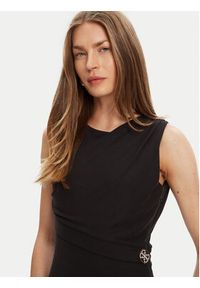 Guess Sukienka codzienna W5YK27 KAQL2 Czarny Regular Fit. Okazja: na co dzień. Kolor: czarny. Typ sukienki: proste. Styl: casual #3