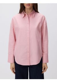 Reserved - Koszula z bawełny oxford - różowy. Kolor: różowy. Materiał: bawełna