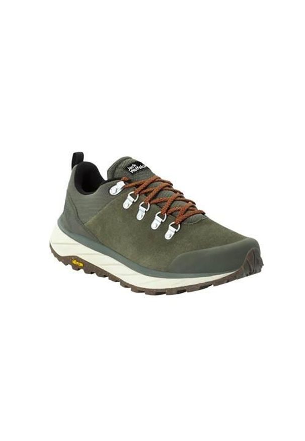 Buty do chodzenia męskie Jack Wolfskin Terraventure Urban Low. Kolor: zielony. Materiał: zamsz. Szerokość cholewki: normalna. Sport: turystyka piesza
