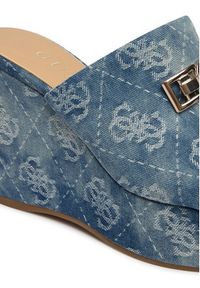 Guess Klapki FLJEV2 DEN04 Niebieski. Kolor: niebieski. Materiał: materiał #6