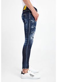 Jeansy męskie Super Twinnky Jean DSQUARED2. Wzór: nadruk