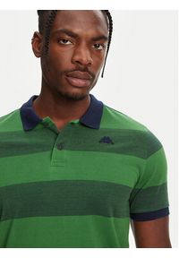 Robe di Kappa Polo Ming 64126KW Zielony Slim Fit. Typ kołnierza: polo. Kolor: zielony. Materiał: bawełna #3