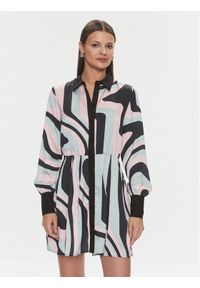 Silvian Heach Sukienka koszulowa Mini GPP24333VE Kolorowy Regular Fit. Materiał: syntetyk. Wzór: kolorowy. Typ sukienki: koszulowe. Długość: mini #1