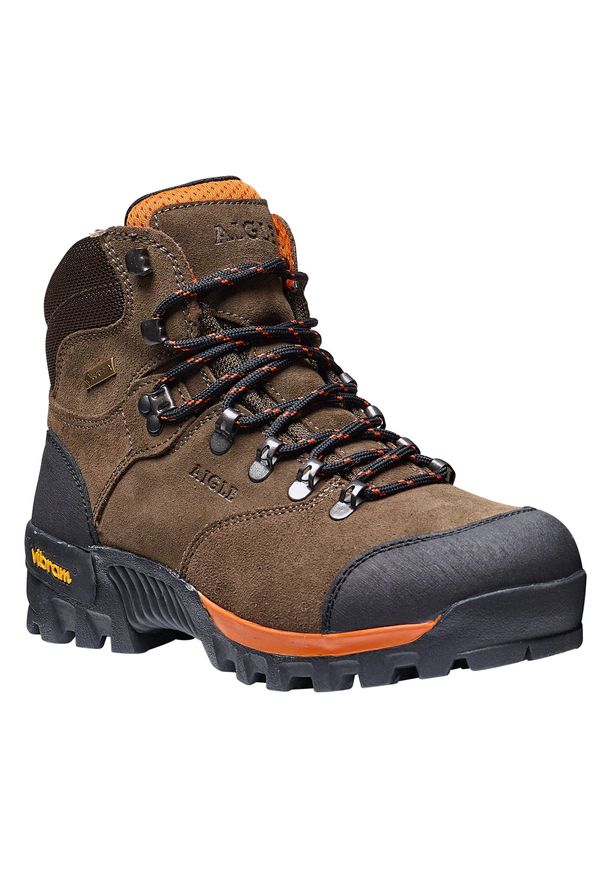 AIGLE - Buty Gore-tex Vibram Aigle Altavio wodoodporne. Materiał: skóra. Szerokość cholewki: normalna. Technologia: Gore-Tex. Sport: outdoor