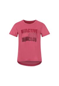 ZigZag - Koszulka dla dziewczynki Zigzag Julietta. Kolor: czerwony. Sezon: lato. Sport: turystyka piesza #1