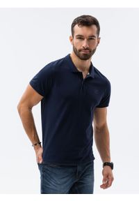 Ombre Clothing - Zestaw koszulek męskich polo z dzianiny pique 3-pak - mix V24 Z28 - XXL. Okazja: na co dzień. Typ kołnierza: polo. Kolor: niebieski. Materiał: dzianina. Wzór: haft, aplikacja. Sezon: lato, wiosna. Styl: sportowy, casual, wizytowy, klasyczny #3