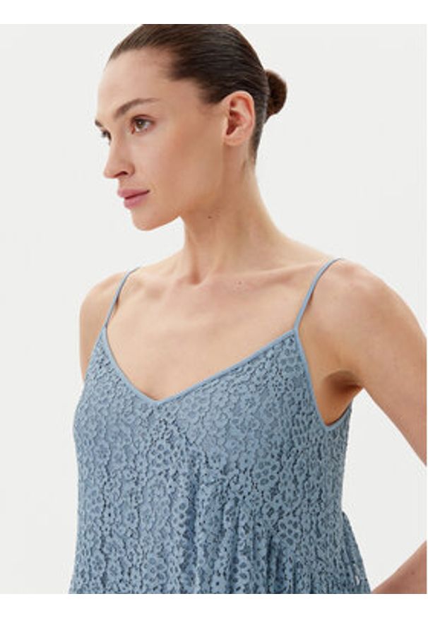 MICHAEL Michael Kors Sukienka letnia MS582IDH68 Błękitny Regular Fit. Kolor: niebieski. Materiał: syntetyk. Sezon: lato