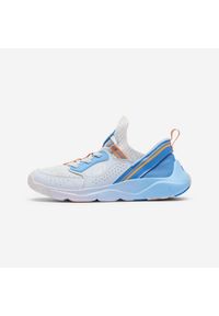 Buty sportowe dla dzieci Decathlon Playful Easy. Kolor: wielokolorowy, niebieski, szary. Materiał: skóra. Szerokość cholewki: normalna