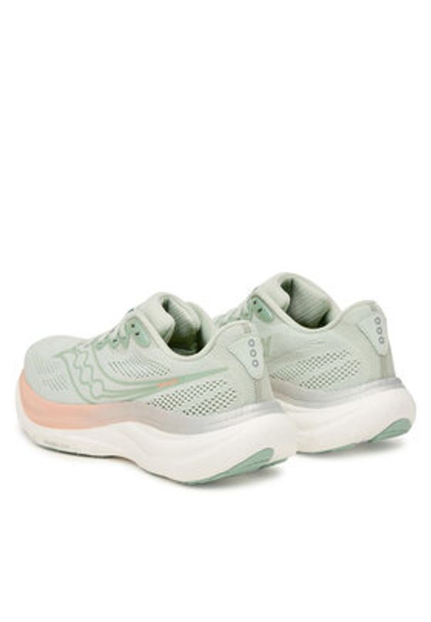 Saucony Buty do biegania Ride 19 S11055 Zielony. Kolor: zielony. Materiał: materiał