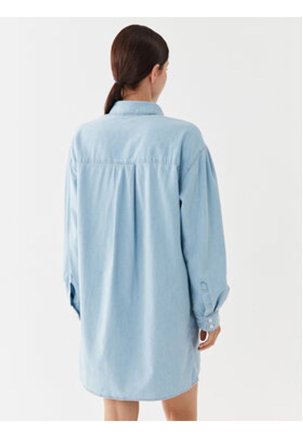 Levi's® Sukienka jeansowa Rhea A6743-0002 Błękitny Relaxed Fit. Kolor: niebieski. Materiał: bawełna