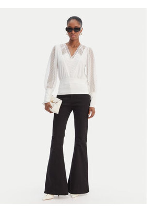 Morgan Bluzka 251-TAGADO Biały Regular Fit. Kolor: biały. Materiał: syntetyk