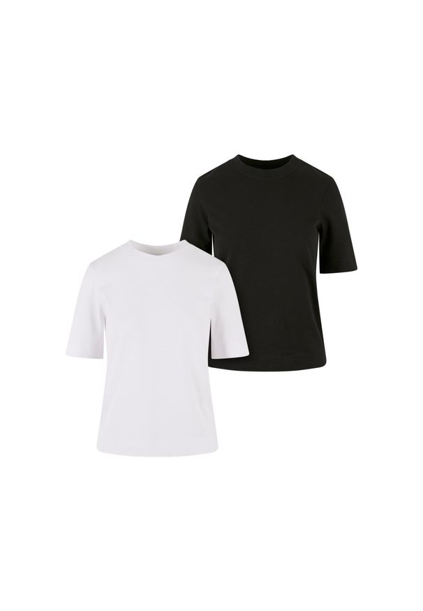 Koszulka damska Urban Classics Classy (x2). Kolor: czarny, wielokolorowy, biały