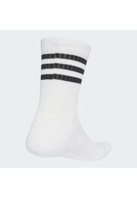 Adidas - 3-Stripes Cushioned Crew Socks 3 Pairs. Kolor: biały, wielokolorowy, różowy, niebieski. Materiał: materiał