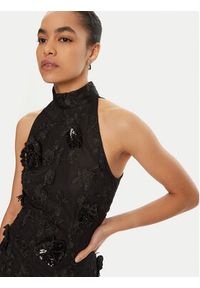 ROTATE Sukienka koktajlowa 113584 Czarny Regular Fit. Kolor: czarny. Materiał: syntetyk. Styl: wizytowy #4