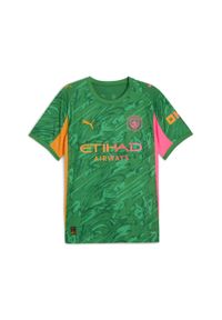 Puma - Męska koszulka bramkarska Manchester City 25/26 PUMA. Kolor: zielony, pomarańczowy, wielokolorowy, żółty. Materiał: tkanina. Sport: piłka nożna