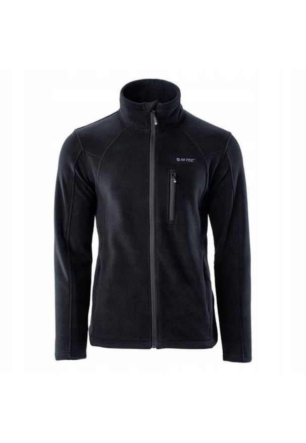 Hi-tec - Polar męski Hi-Tec Monar - czarny, Rozmiar XXXL. Typ kołnierza: kołnierzyk stójkowy. Kolor: czarny. Materiał: polar