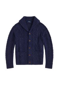 Polo Ralph Lauren Kardigan 710P02704001 Granatowy Regular Fit. Typ kołnierza: polo. Kolor: niebieski. Materiał: bawełna