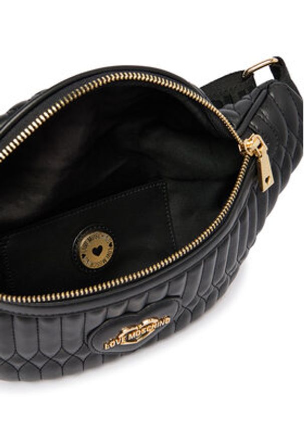 Love Moschino - LOVE MOSCHINO Nerka JC4035PP1OLJ0000 Czarny. Kolor: czarny. Materiał: skóra