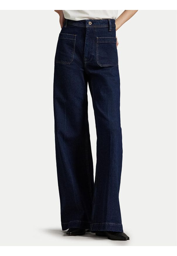 Polo Ralph Lauren Jeansy 211977962001 Granatowy Bootcut Fit. Kolor: niebieski