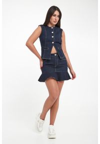 Liu Jo - Kamizelka damska jeansowa LIU JO. Materiał: jeans #3