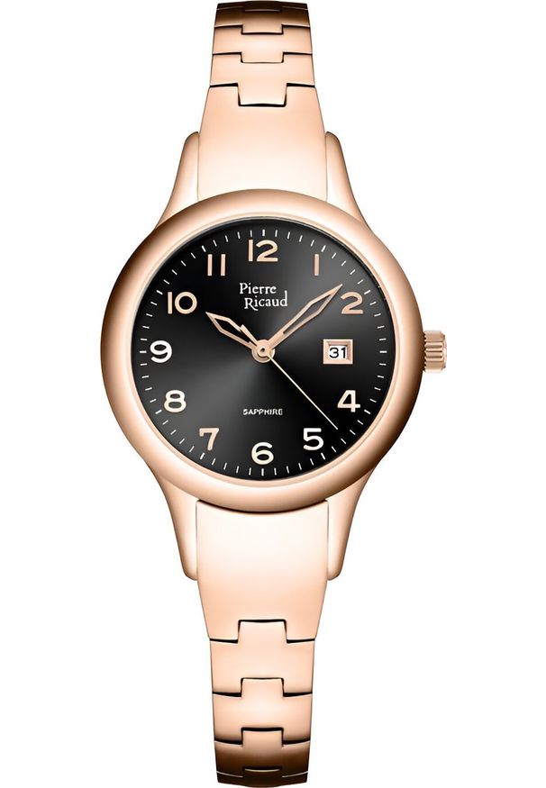 Zegarek Pierre Ricaud Zegarek damski Pierre Ricaud P23008.9124Q różowe złoto. Kolor: złoty, wielokolorowy, różowy