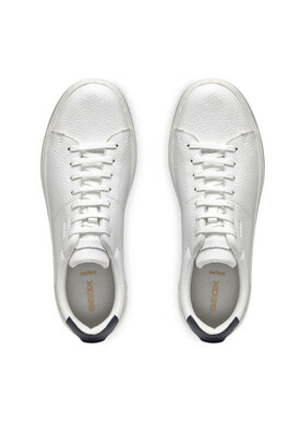 Geox Sneakersy U Baltmoore U55LDA 0009B C1000 Biały. Kolor: biały. Materiał: skóra
