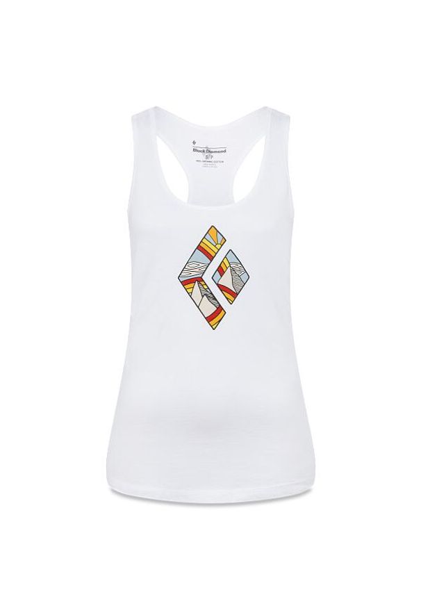 Koszulka bez rękawów Damska Black Diamond Rainbow Diamond Tank. Kolor: biały. Długość rękawa: bez rękawów