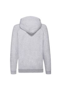 FRUIT OF THE LOOM - Lekka Bluza Z Kapturem Dla Dzieci. Typ kołnierza: kaptur. Kolor: szary