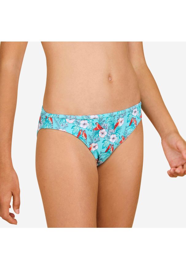 OLAIAN - Dół kostiumu kąpielowego surfingowego dla dzieci Olaian 100 Zeli Coco. Kolor: niebieski. Materiał: poliester, materiał, elastan