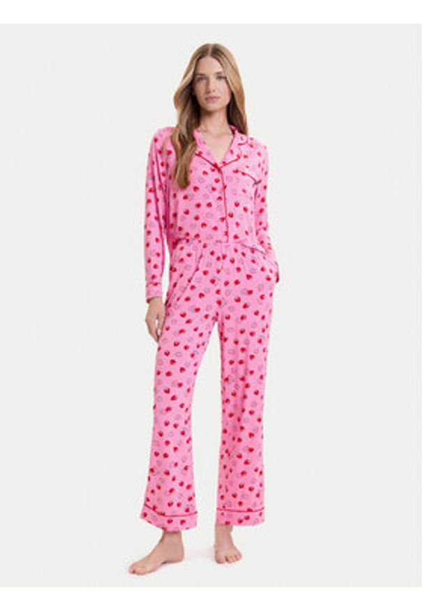 Kate Spade Piżama KSI82756 Różowy Relaxed Fit. Kolor: różowy