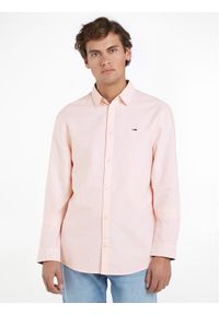 Tommy Jeans Koszula DM0DM15408 Różowy Classic Fit. Kolor: różowy. Materiał: bawełna