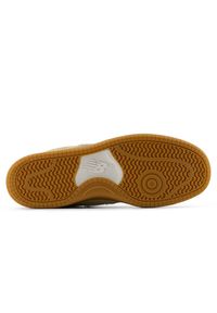 Buty unisex New Balance Numeric UN480TSG – beżowe. Kolor: beżowy. Materiał: materiał, zamsz, syntetyk, guma, skóra. Szerokość cholewki: normalna. Wzór: nadruk. Sport: bieganie #3