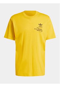 Adidas - adidas T-Shirt BT IS0183 Żółty Regular Fit. Kolor: żółty. Materiał: bawełna #6