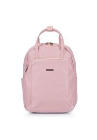 Wittchen - Damski plecak z nylonu. Kolor: różowy. Materiał: nylon. Styl: elegancki #1
